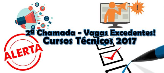 Matrículas para Vagas Excedentes – 2ª Chamada